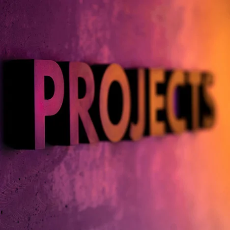 Projekt Aufschrift
